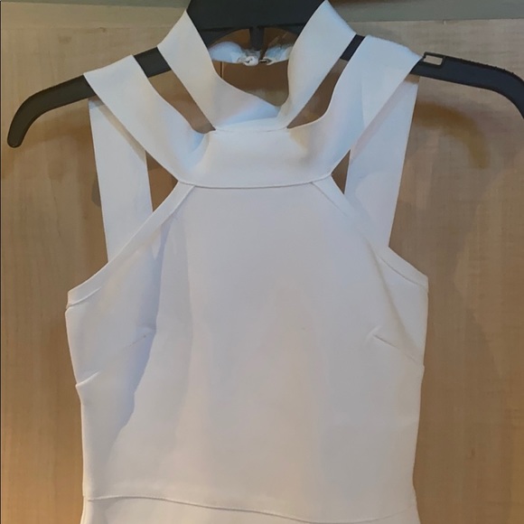 BRAND NEW white, tight fitting mini dress - Picture 2 of 4